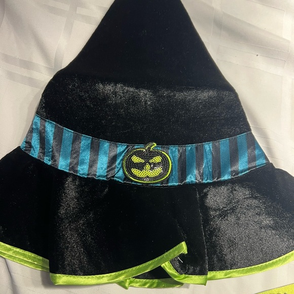 Halloween Witch Costumes for Girls,Green Witch,Rainbow Witch,Skeleton Witch - Picture 3 of 10